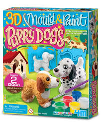mould and paint 3d perritos